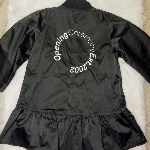 OPENING CEREMONY Reversible Peplum Bomber Jacket - Picture 3 of 14